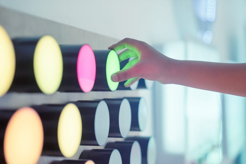 Rotating Colour Spectrum Light Panel, Learning SPACE