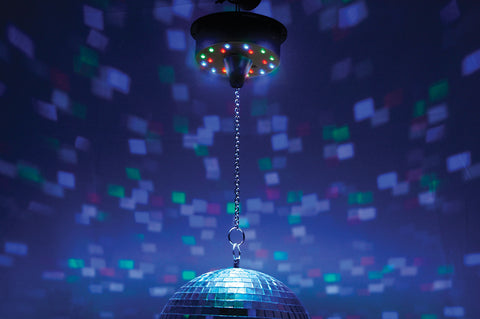 Rotating Spot Light and Mirror Ball Set-Sensory Ceiling Lights,Sensory Room Furniture,Sensory Room Lighting,Star & Galaxy Theme Sensory Room,Teenage Lights-Learning SPACE