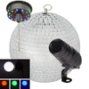 Rotating Spot Light and Mirror Ball Set-Sensory Ceiling Lights,Sensory Room Furniture,Sensory Room Lighting,Star & Galaxy Theme Sensory Room,Teenage Lights-Learning SPACE