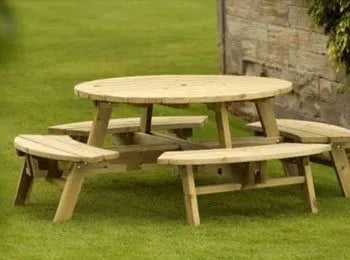 Round 8 Seater Picnic Table, Learning SPACE