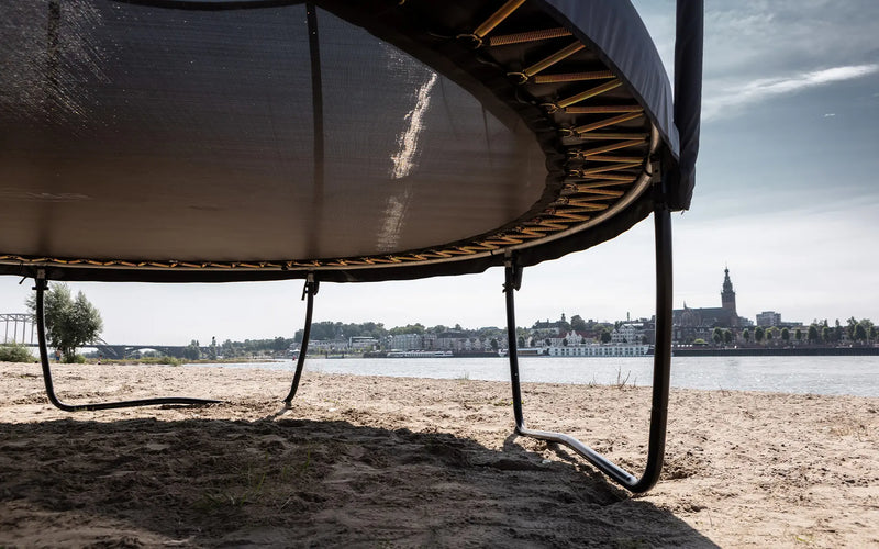Round BERG Elite Trampoline With Safety Net - Public Use Approved, Learning SPACE