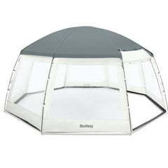 Round Pool Dome, Shelter For Swimming Pool And Hot Tub Spas-Bestway, Hot Tubs, Seasons, Summer, Swimming Pools-BW58612-Learning SPACE