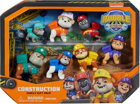 Rubble & Crew Construction Family Gift Pack-Engineering & Construction,Figurines,Games & Toys,Paw Patrol-Learning SPACE