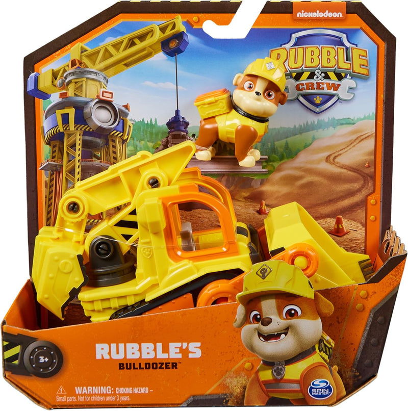 Rubble & Crew Rubble's Bulldozer Toy Truck, Learning SPACE