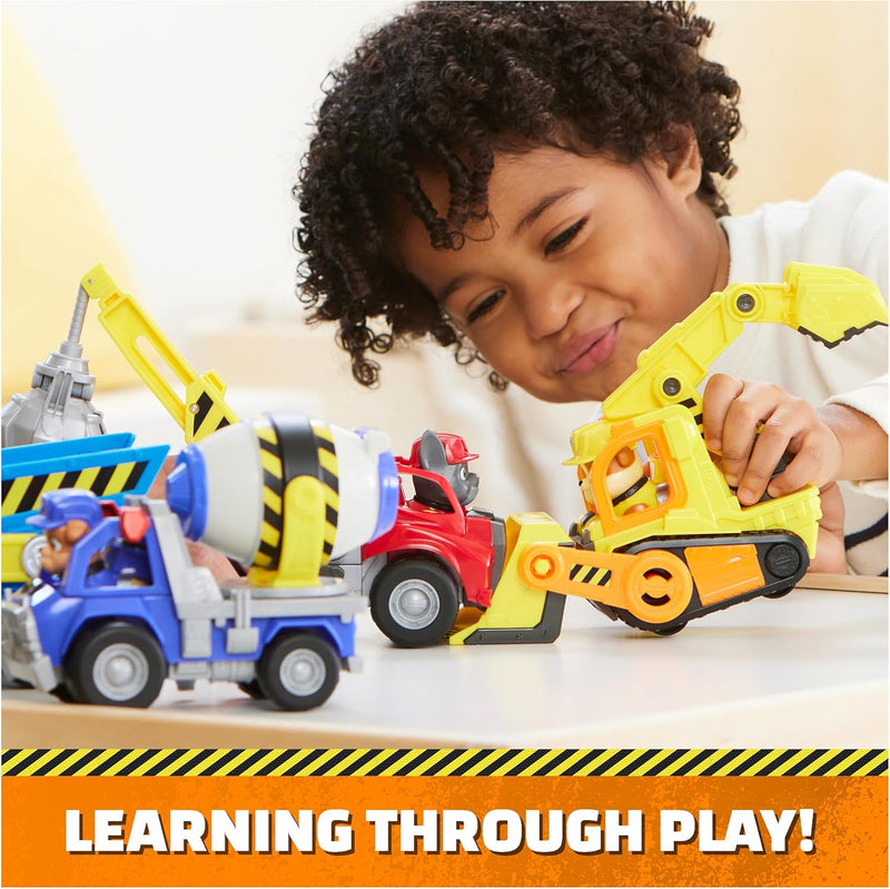 Rubble & Crew Rubble's Bulldozer Toy Truck, Learning SPACE
