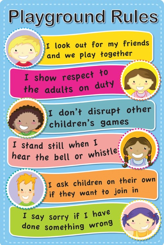 Rules - Faces Outdoor Sign, Learning SPACE