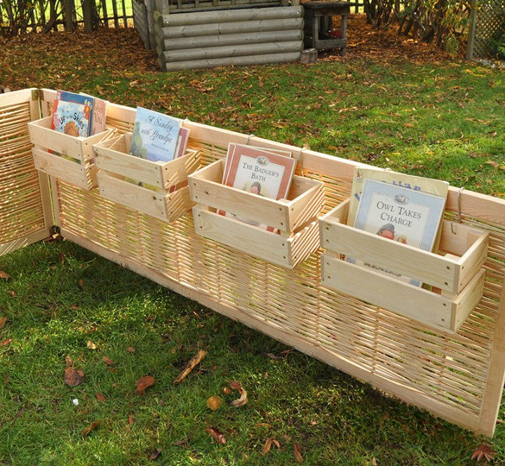 S Hook Fence Book Crates (4Pk)-Cosy Direct,Storage,Storage Bins & Baskets-Learning SPACE