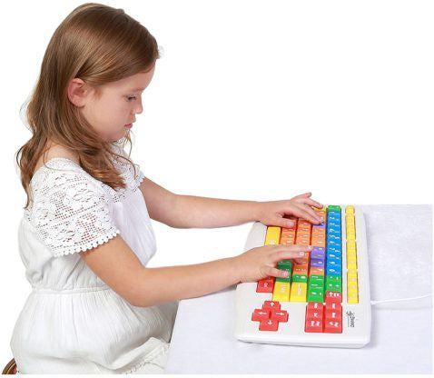 SEN Keyboard - Colour Coded Childrens Keyboard, Learning SPACE