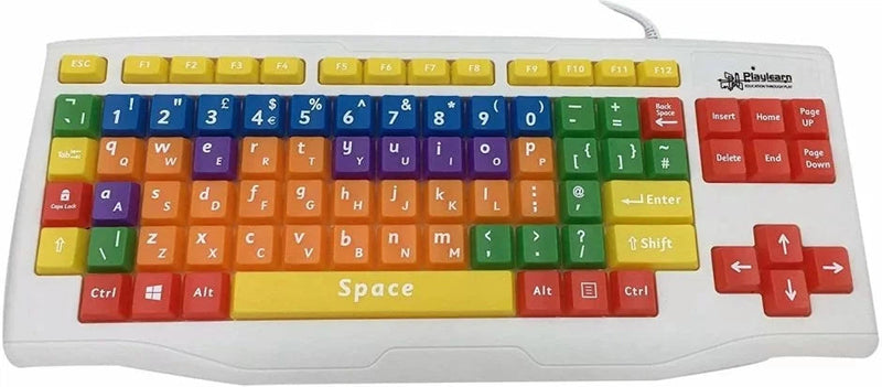 SEN Keyboard - Colour Coded Childrens Keyboard, Learning SPACE