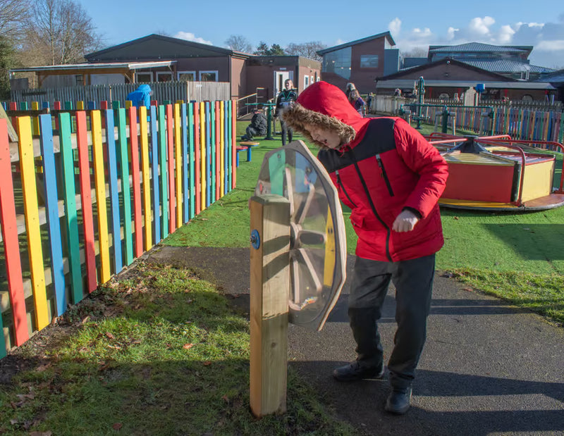 Sound Sensory Spinner | Outdoor Auditory Play, Learning SPACE