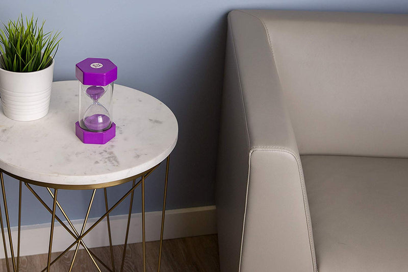 Medium Sand Timer - 15 Minutes (Purple), Learning SPACE
