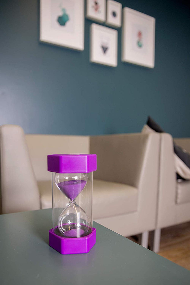 Medium Sand Timer - 15 Minutes (Purple), Learning SPACE
