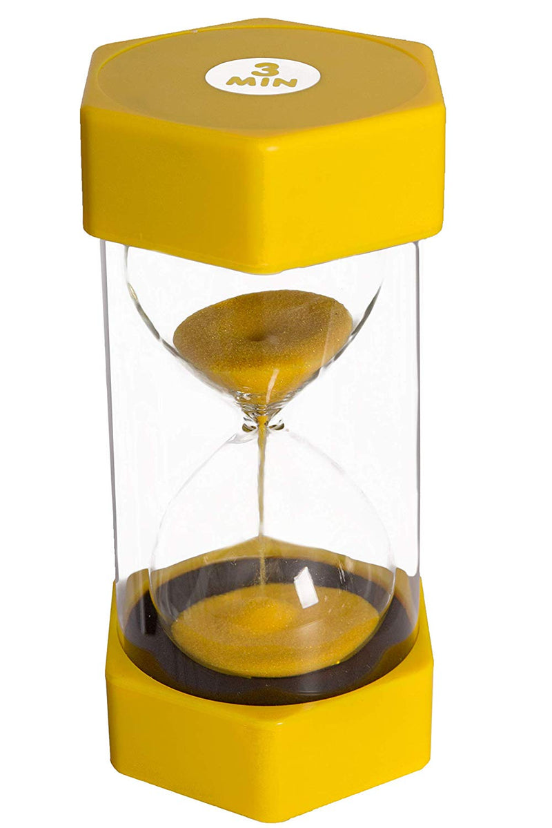 Medium Sand Timer - 3 Minutes (Yellow), Learning SPACE