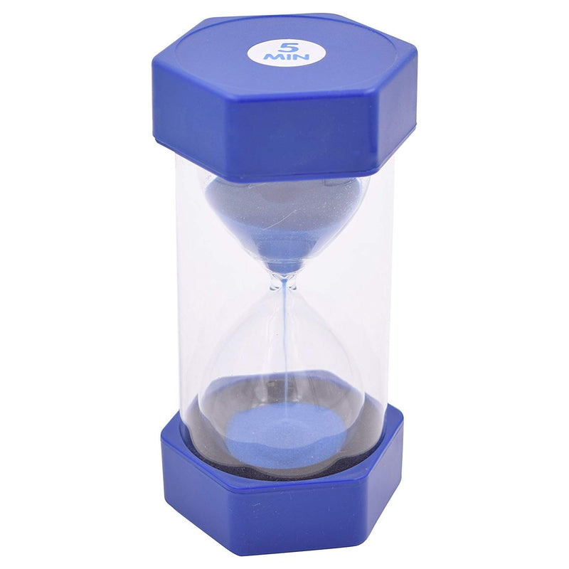 Medium Sand Timer - 5 Minutes (Blue), Learning SPACE