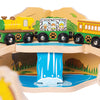 Safari Train Set-Bigjigs Rail, Cars & Transport, Gifts For 3-5 Years Old, Train, Wooden Toys-Learning SPACE