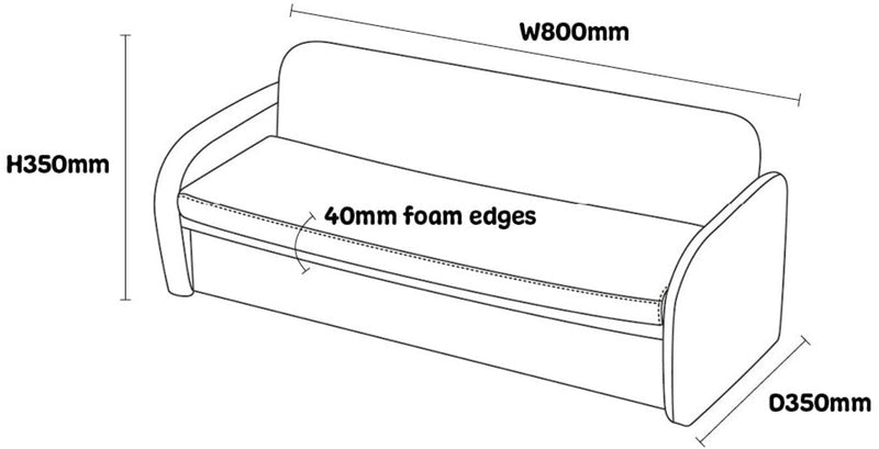 Safespace 2 Seat Sofa, Learning SPACE