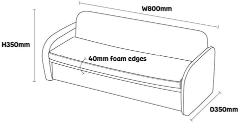 Safespace 2 Seat Sofa, Learning SPACE