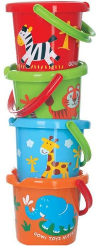 Sand & Water Play - Wild Animal Bucket (One Supplied)-Bigjigs Toys, Outdoor Sand & Water Play, Sand & Water, Sand Pit, Stock, Water & Sand Toys-Learning SPACE