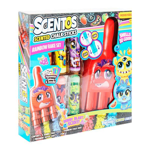 Scentos 11 piece Scented Chalk Rainbow Rake Set-AllSensory,Art Materials,Arts & Crafts,Chalk,Craft Activities & Kits,Early Arts & Crafts,Primary Arts & Crafts,Primary Literacy,Sensory Processing Disorder,Sensory Smells,Stationery-Learning SPACE