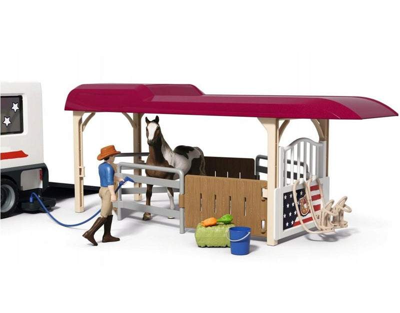 Schleich Horse Club Lakeside Truck and Trailer Toy Set, Learning SPACE