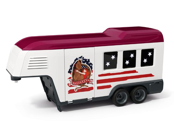 Schleich Horse Club Lakeside Truck and Trailer Toy Set, Learning SPACE