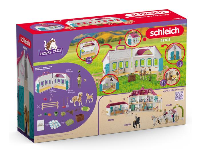Schleich Horse Club Open Stable Set - Little Horseshoe, Learning SPACE