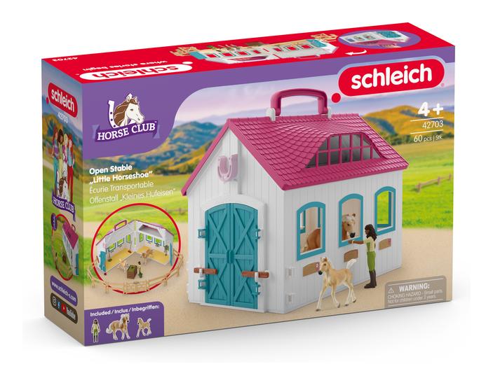 Schleich Horse Club Open Stable Set - Little Horseshoe, Learning SPACE