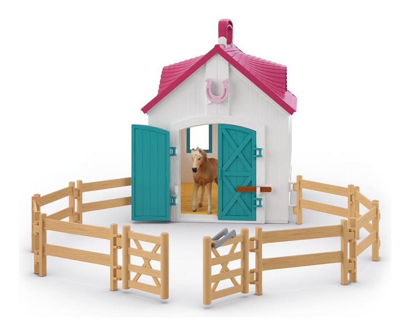Schleich Horse Club Open Stable Set - Little Horseshoe, Learning SPACE