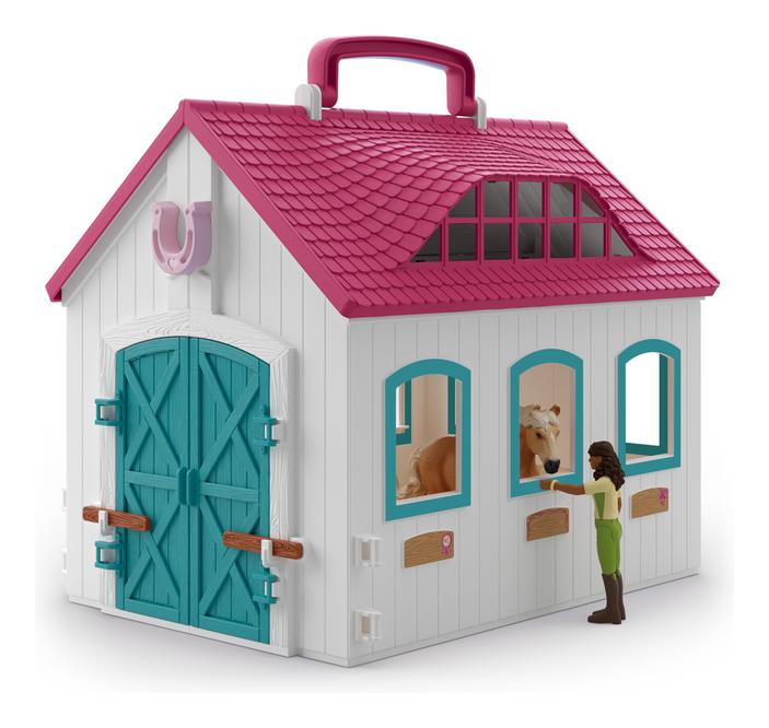 Schleich Horse Club Open Stable Set - Little Horseshoe, Learning SPACE