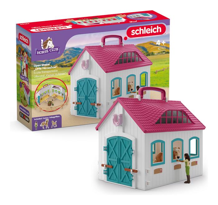Schleich Horse Club Open Stable Set - Little Horseshoe, Learning SPACE