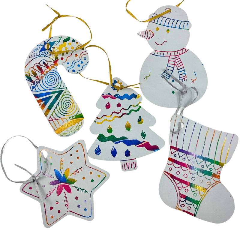 Scratch Art Set-Christmas, Learning SPACE