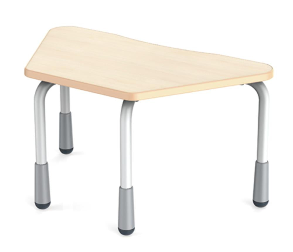 Height Adjustable Trapezoid Table, Learning SPACE