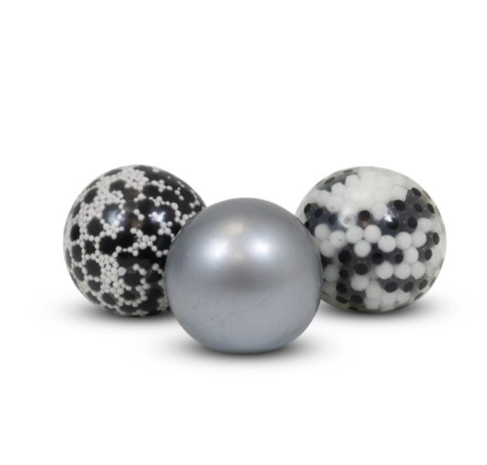 Scrunchems Panda Fidget Squish Balls - 3 Pack-Calming & Anxiety,Fidget,SCOTEXCEL,Squishing Fidget,Stocking Stuffers,Stress Relief,Toys for Anxiety-Learning SPACE