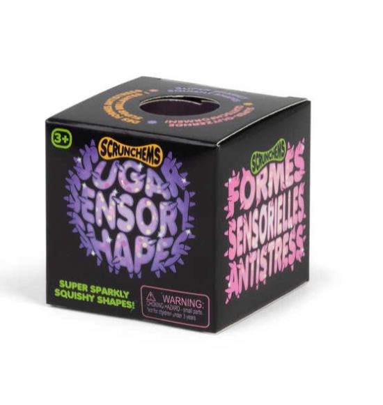 Scrunchems Sensory Sugar Shape Fidget, Learning SPACE