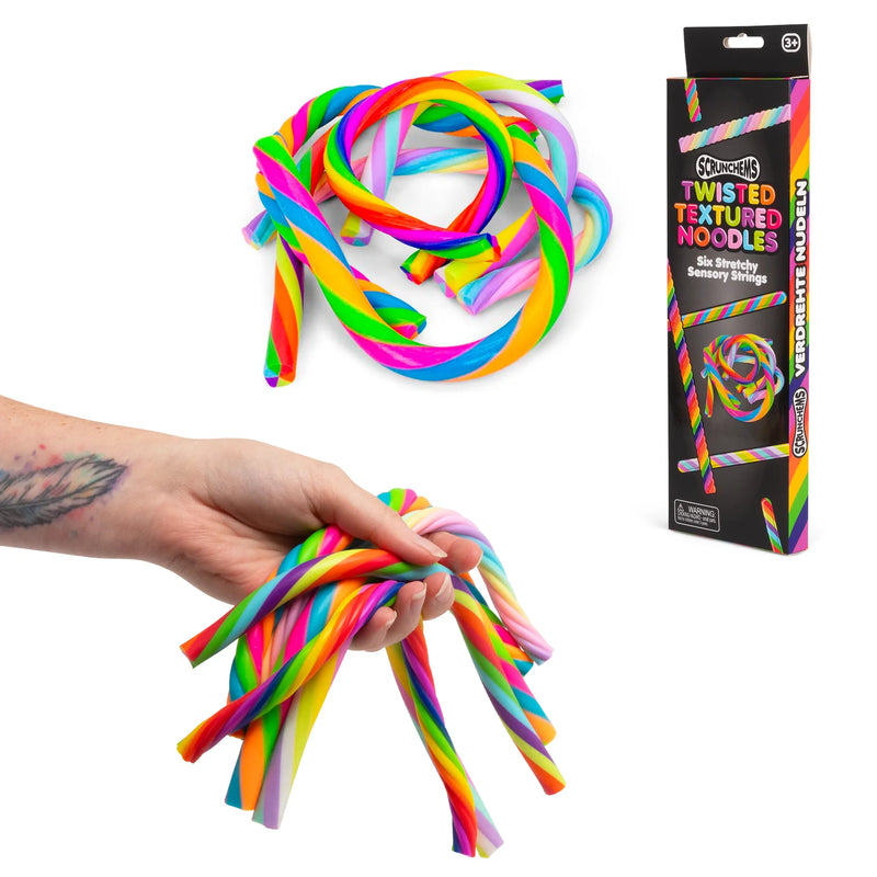 Scrunchems Twisted Textured Noodles!, Sensory toy Learning SPACE