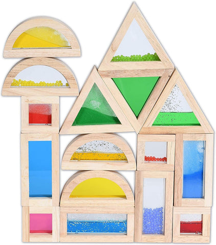 Sensory Blocks Pk16-AllSensory,Building Blocks,Calming & Anxiety,Early Years Sensory Play,excell2,Gifts For 6-12 Months Old,Light Box Accessories,Maths,Primary Maths,Sensory Seeking,Shape & Space & Measure,Stacking Toys & Sorting Toys,Stock,TickiT,Visual Sensory Toys-Learning SPACE