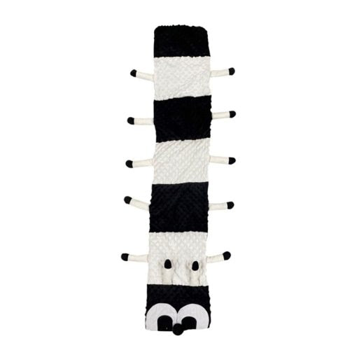 Sensory Caterpillar 2.5Kg Weighted Shoulder/Lap Pad Black and White, Learning SPACE