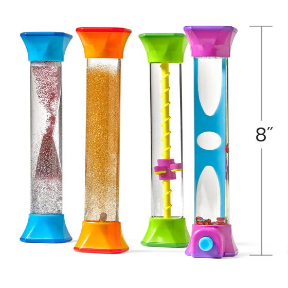 Sensory Fidget Tubes, Set of 4, Learning SPACE