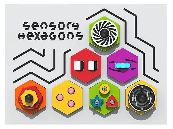 Sensory Hexagons Playground Panel, Learning SPACE