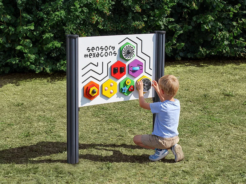 Sensory Hexagons Playground Panel, Learning SPACE