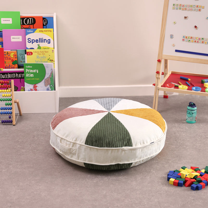 Sensory Jumbo Corduroy Cushions, Learning SPACE
