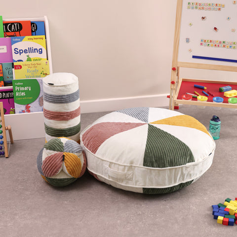 Sensory Jumbo Corduroy Cushions-Bean Bags & Cushions,Calming & Anxiety,Comfort Toys,Cushions,Dropship,Eden Learning Spaces,Plush,Sensory Room Furniture,Sensory Seeking-Learning SPACE
