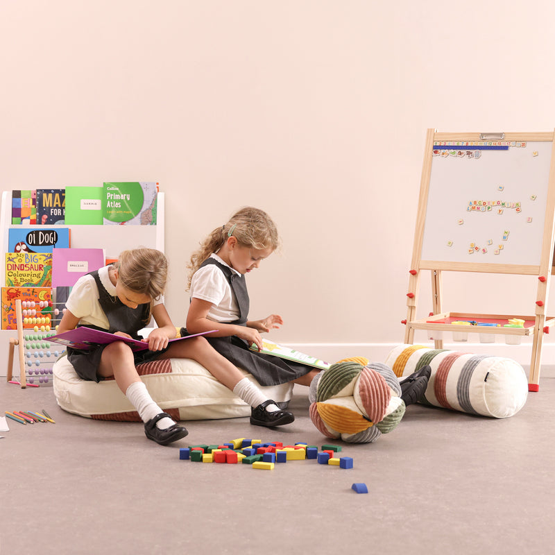Sensory Jumbo Corduroy Cushions, Learning SPACE