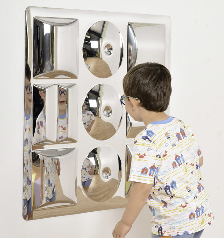 Giant Sensory Shape Mirror - 800mm, Learning SPACE