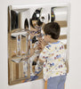 Sensory Mirror - Giant - 800mm-AllSensory,Dropship,Early Years Sensory Play,Outdoor Mirrors,Playground Equipment,Playground Wall Art & Signs,Sensory Garden,Sensory Mirrors,Stock-Learning SPACE