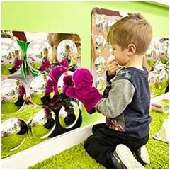 Sensory Mirror - With 9 Domes - Large - 490Mm-AllSensory,Baby Sensory Toys,Calming & Anxiety,Early Years Sensory Play,Nursery,Outdoor Mirrors,Sensory Garden,Sensory Mirrors,Sensory Seeking,Stock,TickiT-Learning SPACE
