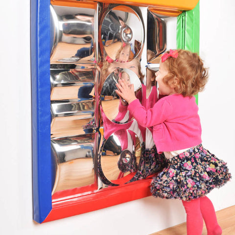 Sensory Mirror with Soft Frame-AllSensory,Baby Sensory Toys,Baby Soft Play and Mirrors,Calming & Anxiety,Early Years Sensory Play,Helps With,Sensory Mirrors,Sensory Seeking,Soft Frame Mirrors,Stock-Learning SPACE