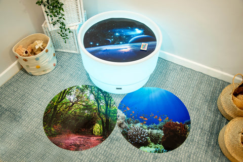 Sensory Mood Discovery Table + 3 Discovery Play Mats, Learning SPACE