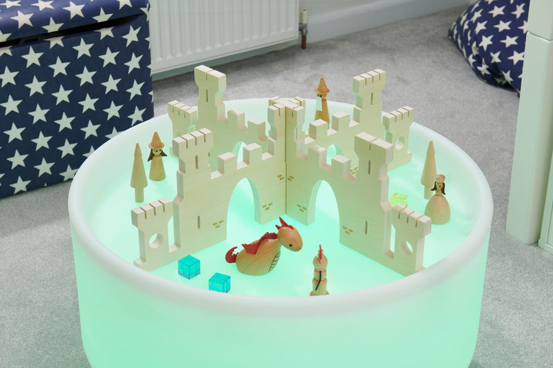 Sensory Mood Discovery Table + Castle Discovery Dividers Set, Learning SPACE