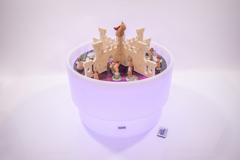 Sensory Mood Discovery Table + Castle Discovery Dividers Set, Learning SPACE